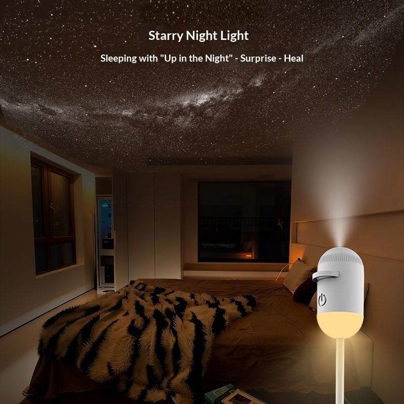 Galaxy Star Projector | FREE | Night Light | USB | LED Nebula Light Projector | 12 Galaxy Lens